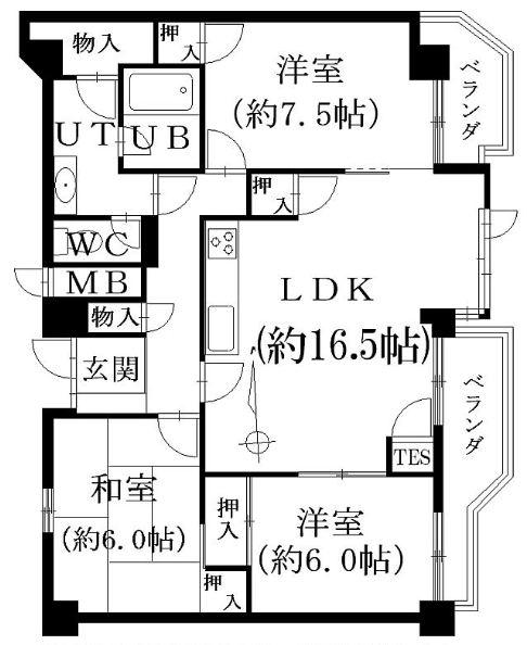 Floor plan. 4LDK, Price 17.7 million yen, Occupied area 93.94 sq m , Balcony area 10.33 sq m