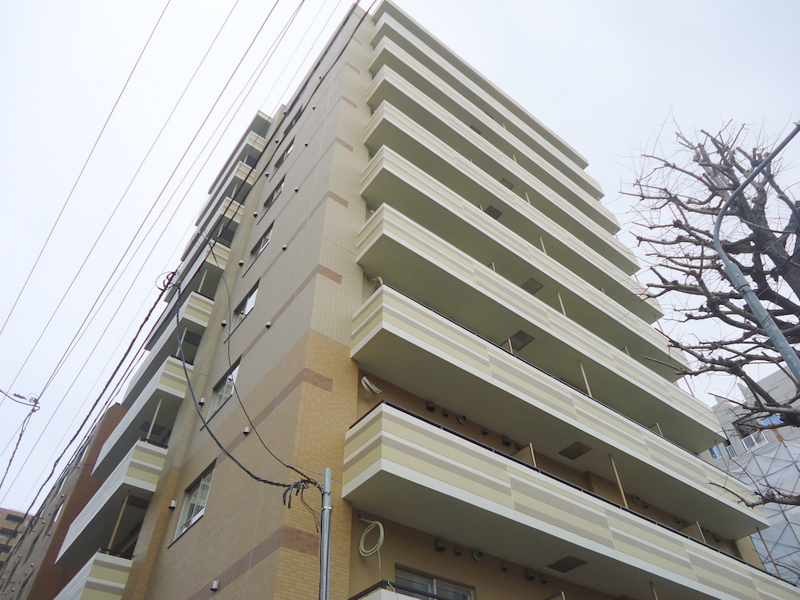 Building appearance. Reinforced concrete 10-storey