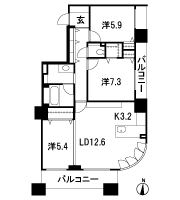 Floor: 3LDK, occupied area: 80.45 sq m, Price: 31,420,000 yen ~ 33,260,000 yen