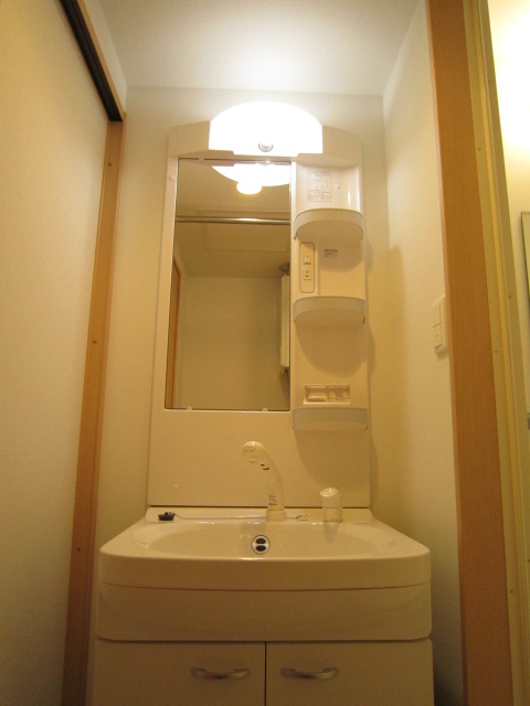 Washroom. It is also safe busy morning because it is with shampoo dresser! 