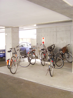 Other common areas. Bicycle parking space is also wide ☆ 