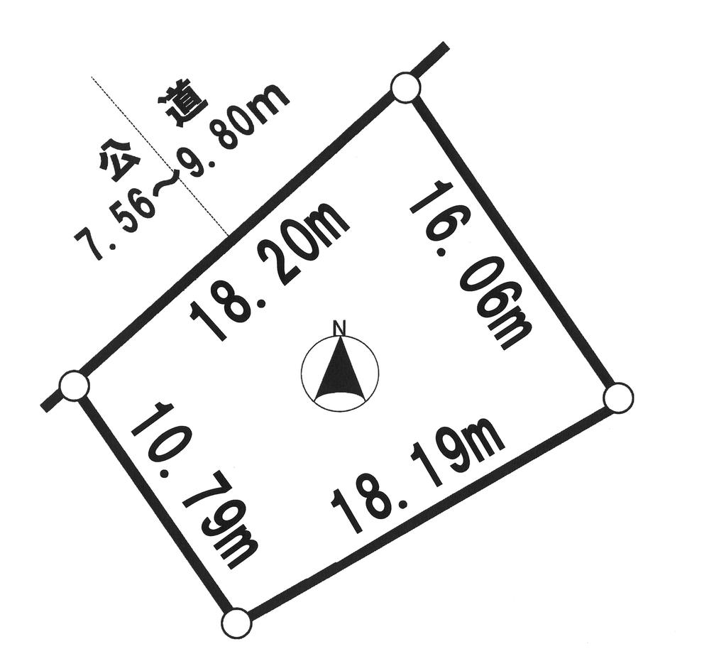 Compartment figure. Land price 16.8 million yen, Land area 252.72 sq m