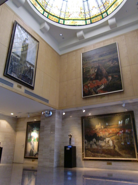lobby. Lobby the art-lined ☆ 