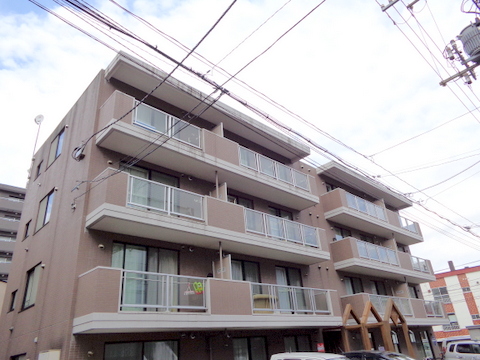 Building appearance. Reinforced concrete 4-storey