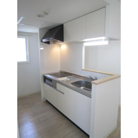 Kitchen. With window, IH system kitchen cooking heater! 