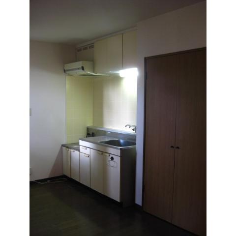 Kitchen. Kitchen space is also widely, Put firmly refrigerator! 