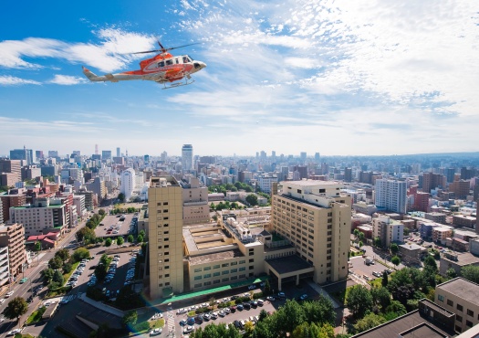 Hospital. Sapporo Medical University 400m until the (hospital)