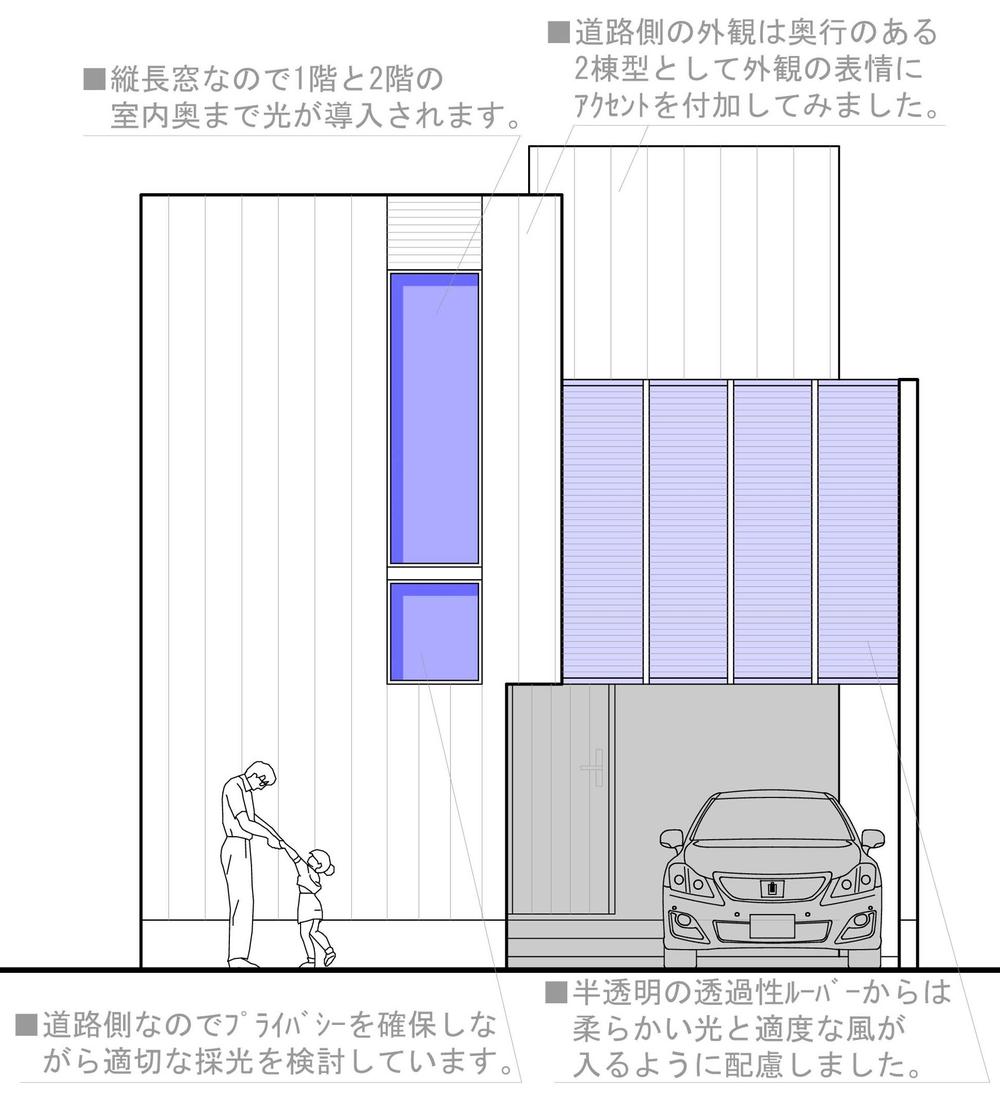 Building plan example (Perth ・ appearance). Building plan example (2-story type) Building price 20,700,000 yen, Building area 90 sq m