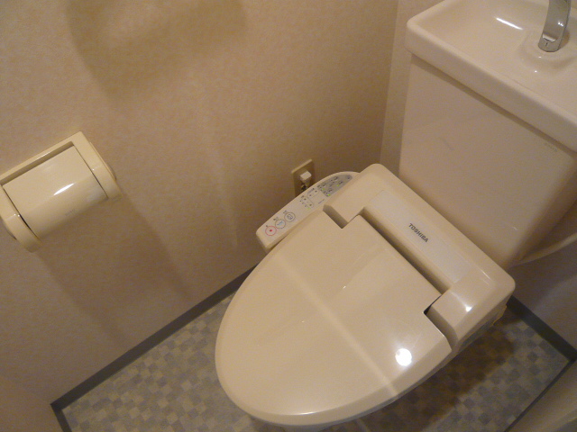 Toilet. Toilet is with a bidet! ! 