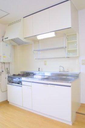 Kitchen.  ☆ Pet is a popular rebar apartment Allowed rent one month free