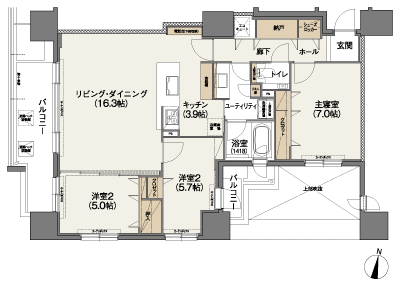 Floor: 3LDK, the area occupied: 85.3 sq m, Price: 29,241,000 yen ~ 34,857,000 yen