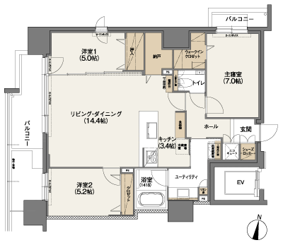 Floor: 3LDK, occupied area: 83.62 sq m, Price: 27,858,000 yen ~ 33,690,000 yen