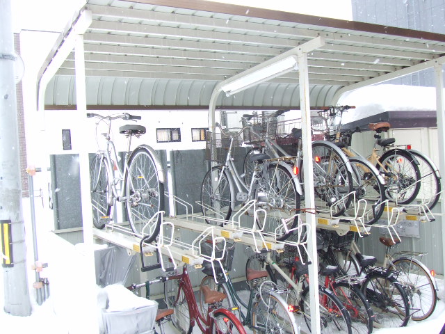 Other Equipment. Place for storing bicycles