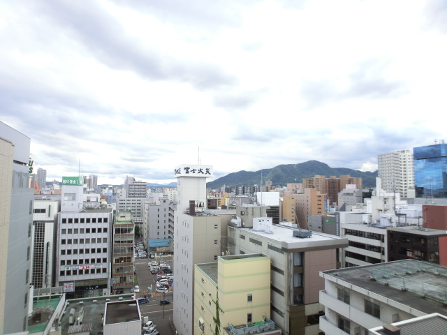 View. It is possible to look at the south side of Sapporo