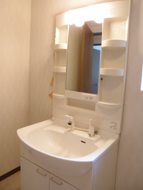 Washroom. It is also safe busy morning because it is with shampoo dresser! 