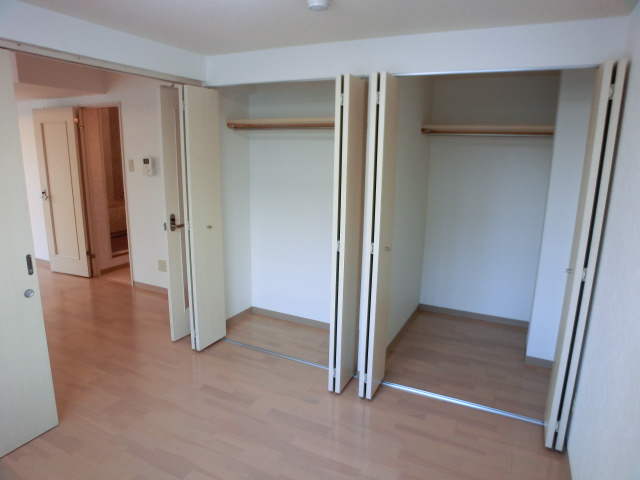 Other room space. The master bedroom is located in large storage