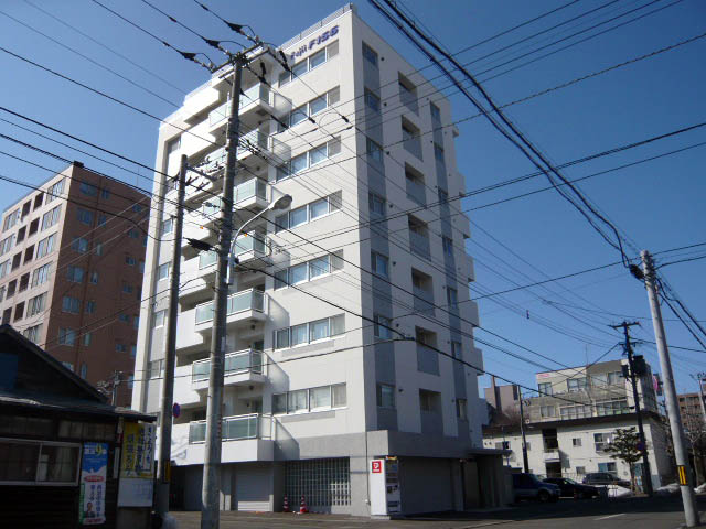 Building appearance. It is very fashionable apartment. 