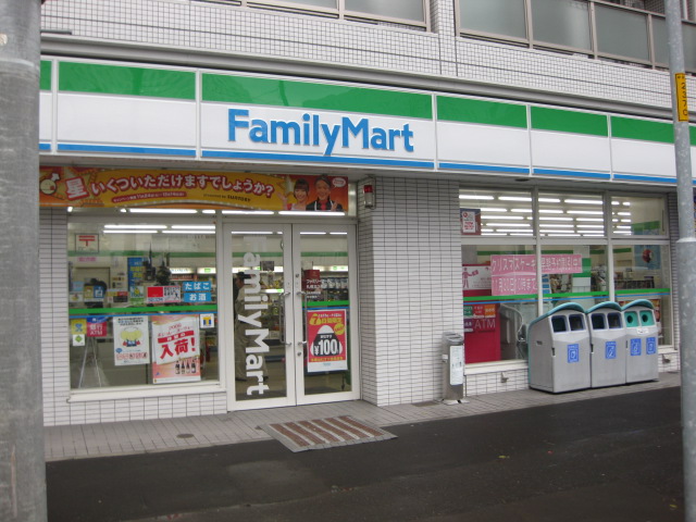 Building appearance. The first floor is useful at a convenience store
