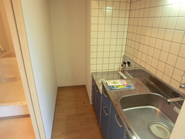 Kitchen. The kitchen has become a tiled, Easy to clean