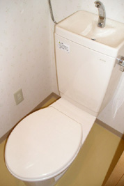 Toilet. Toilet is clean