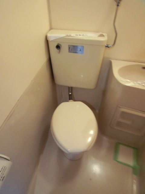 Toilet. Toilet containing the cleaning