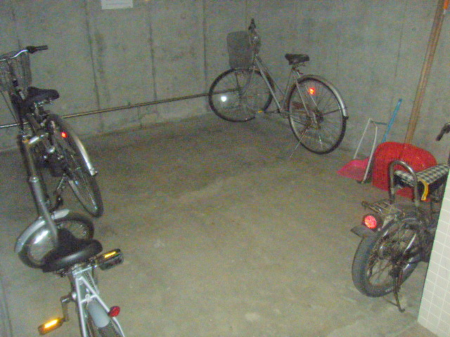 Other common areas. Indoor bicycle parking lot