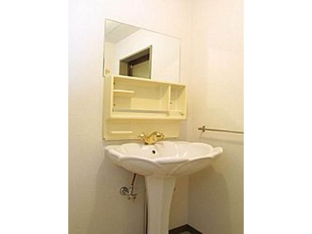 Washroom. Stylish wash basin! It is a bubble ~