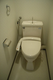 Toilet. With Washlet