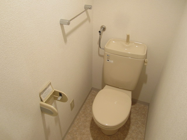 Toilet. With storage