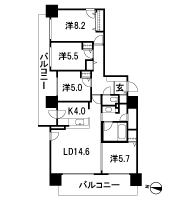 Floor: 4LDK, occupied area: 96.39 sq m, Price: 29,300,000 yen ~ 33,300,000 yen