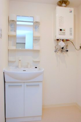 Washroom. Shampoo dresser equipped