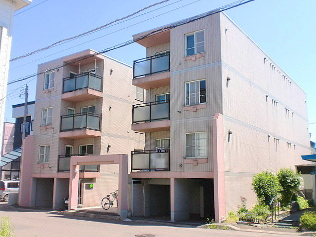 Building appearance. This apartment with auto-lock