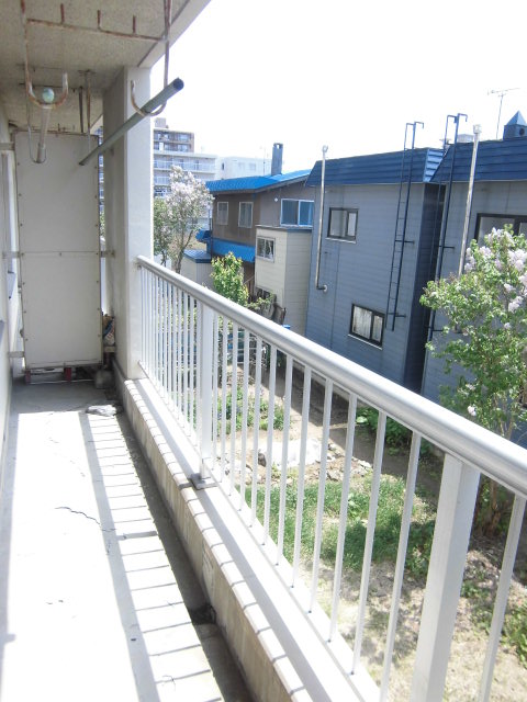 Balcony. Since it is a south-facing, Laundry is dry