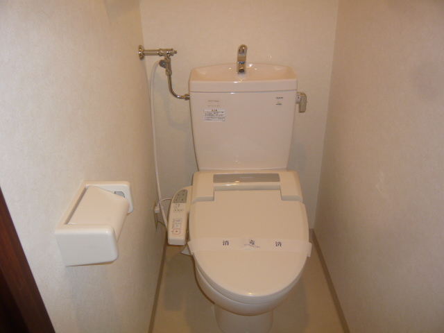 Toilet. Washlet equipped in toilet