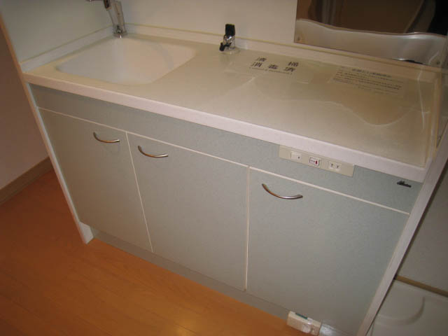 Kitchen. Artificial marble kitchen.