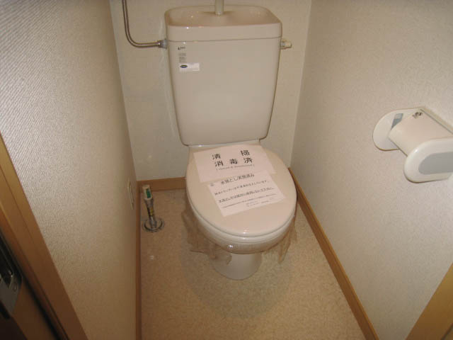 Toilet. Of course, it is a separate toilet and bath.
