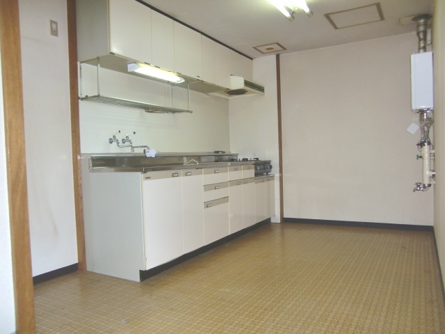 Kitchen. It is quite spacious kitchen