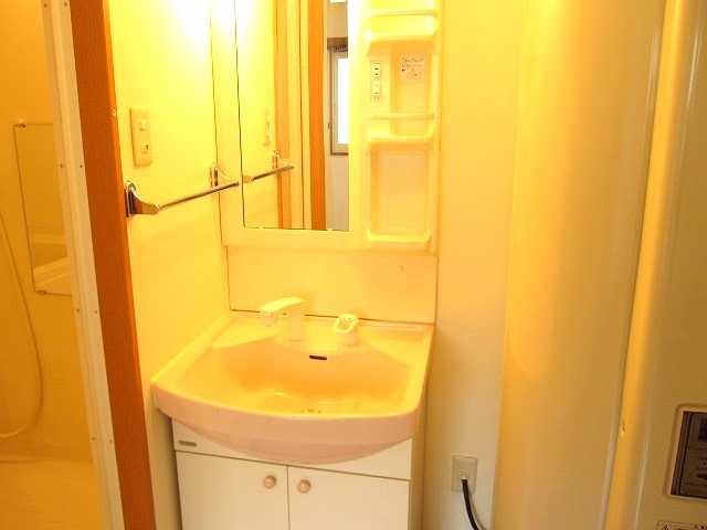 Washroom. We also with shampoo dresser, You can shampoo, even in the morning