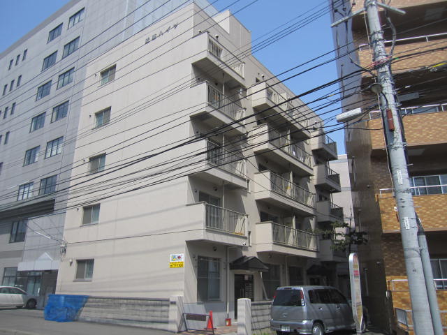 Building appearance. Sapporo Station within walking distance, All-electric Mansion Type! 