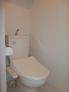 Toilet. It is with a bidet!