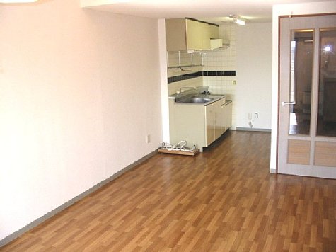 Living and room. In another kitchen is a spacious living room