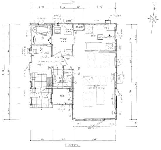 25,880,000 yen, 4LDK, Land area 110.07 sq m , Building area 104.04 sq m 1 Kaikan floor plan