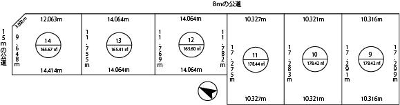Compartment figure. Land price 10,760,000 yen, Land area 165.41 sq m