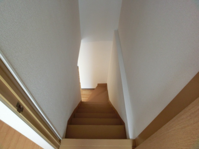 Living and room. You get down to the lower floor and go down the stairs