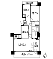 Floor: 3LDK + N (storeroom), the occupied area: 81.59 sq m, Price: 32,570,000 yen ~ 33,600,000 yen