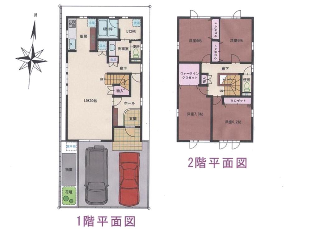 Floor plan. 26,800,000 yen, 4LDK, Land area 117.97 sq m , Building area 117.88 sq m