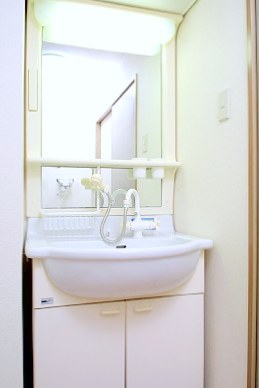 Washroom. Shampoo dresser equipped