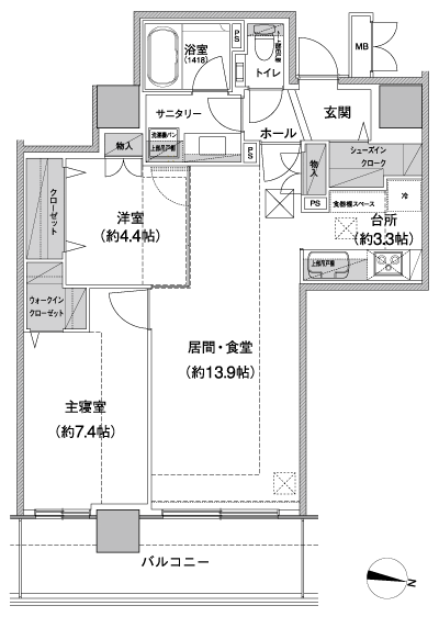 Floor: 2LDK, occupied area: 68.67 sq m, Price: 29,850,000 yen ~ 30,880,000 yen