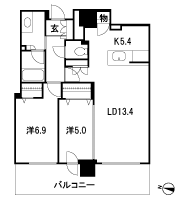 Floor: 2LDK, occupied area: 70.33 sq m, Price: 31,290,000 yen ・ 31,490,000 yen
