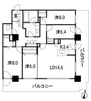 Floor: 4LDK, occupied area: 101.59 sq m, Price: 61,810,000 yen ~ 62,330,000 yen